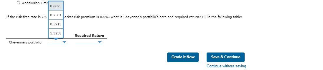 Rates of Return Back to Assignment Attempts Average/3 8. Portfolio risk and