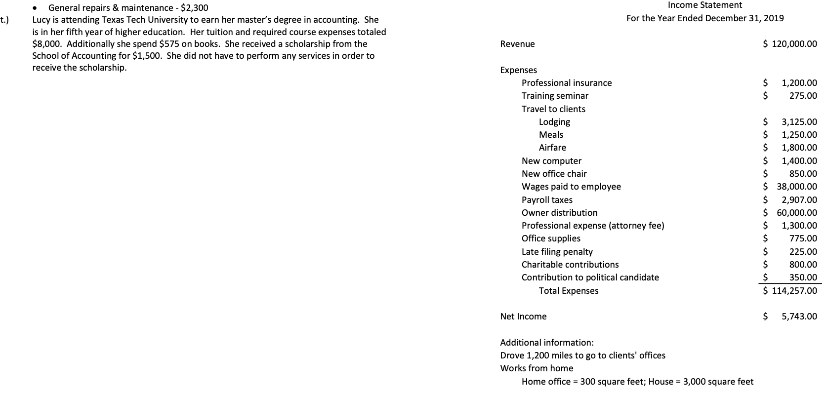 return. It is important for you to understand how all the "pieces"