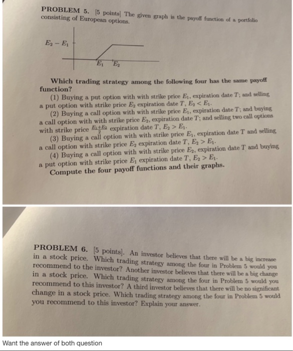  PROBLEM 5. 15 points] The given graph is the payolt function