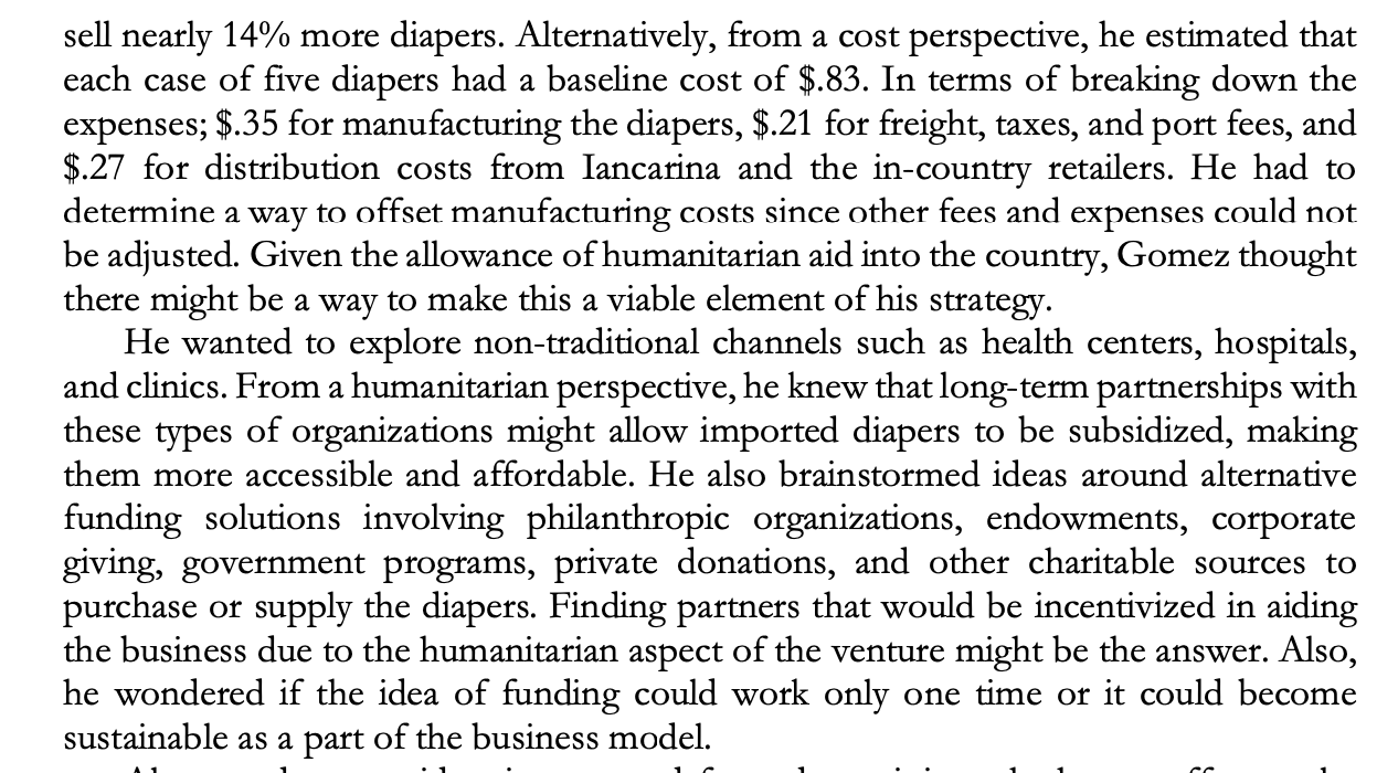 would call back-of-the-envelope analysis, so it's not complex. Based on the information