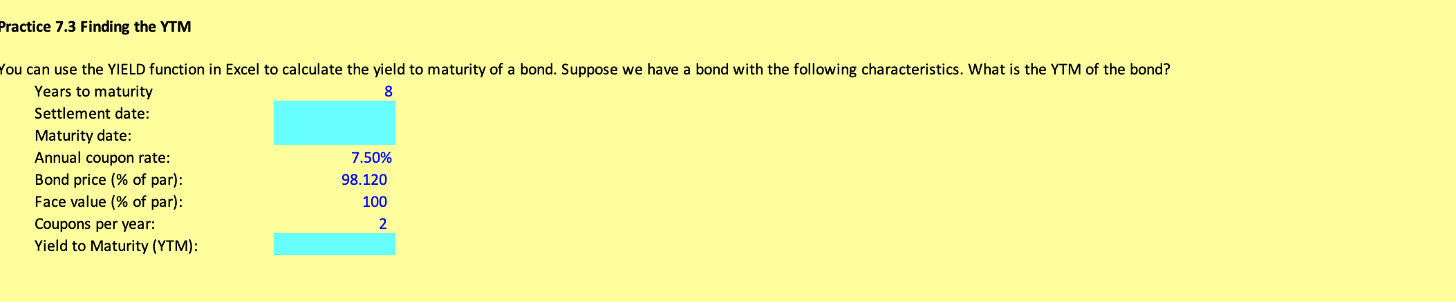 any financial instrument, the price of a bond is just the present