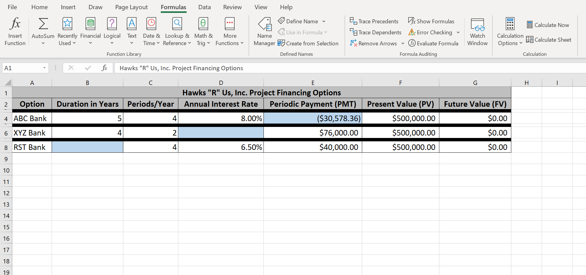  File Home Insert Draw Page Layout Formulas Data Review View Help
