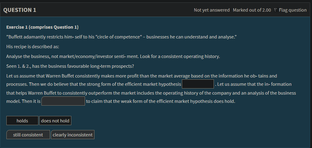  fill in the gap with correct colour QUESTION 1 Not yet