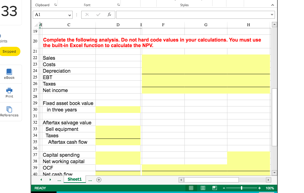 Paste B I U - - A Alignment Number Cells Editing Conditional