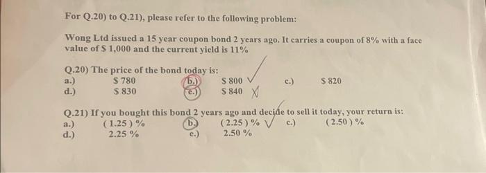 please answer question 21. i will give a guaranteed thumps up/ upvote