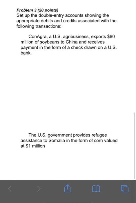 new answer please no plagiarism and ill thumbs up:) Problem 3 (20