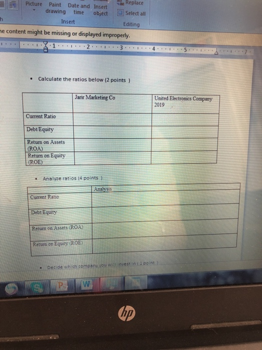  Replace Picture Paint Date and Insert drawing time object Select all