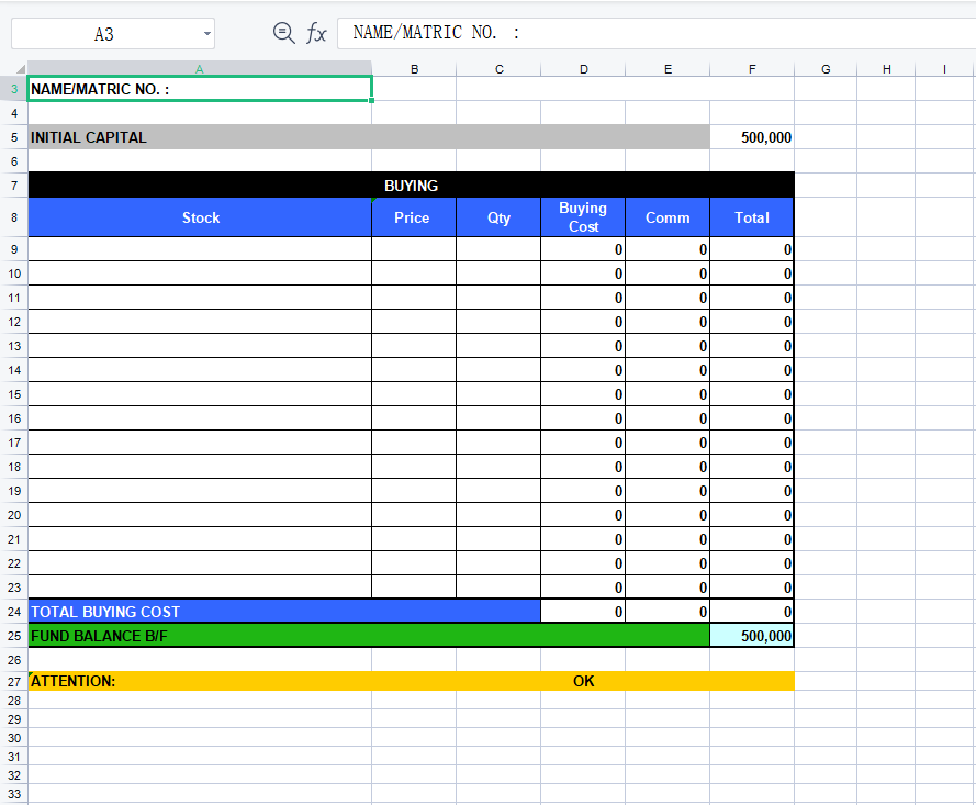 The trading simulation game is designed to give a hands-on training to