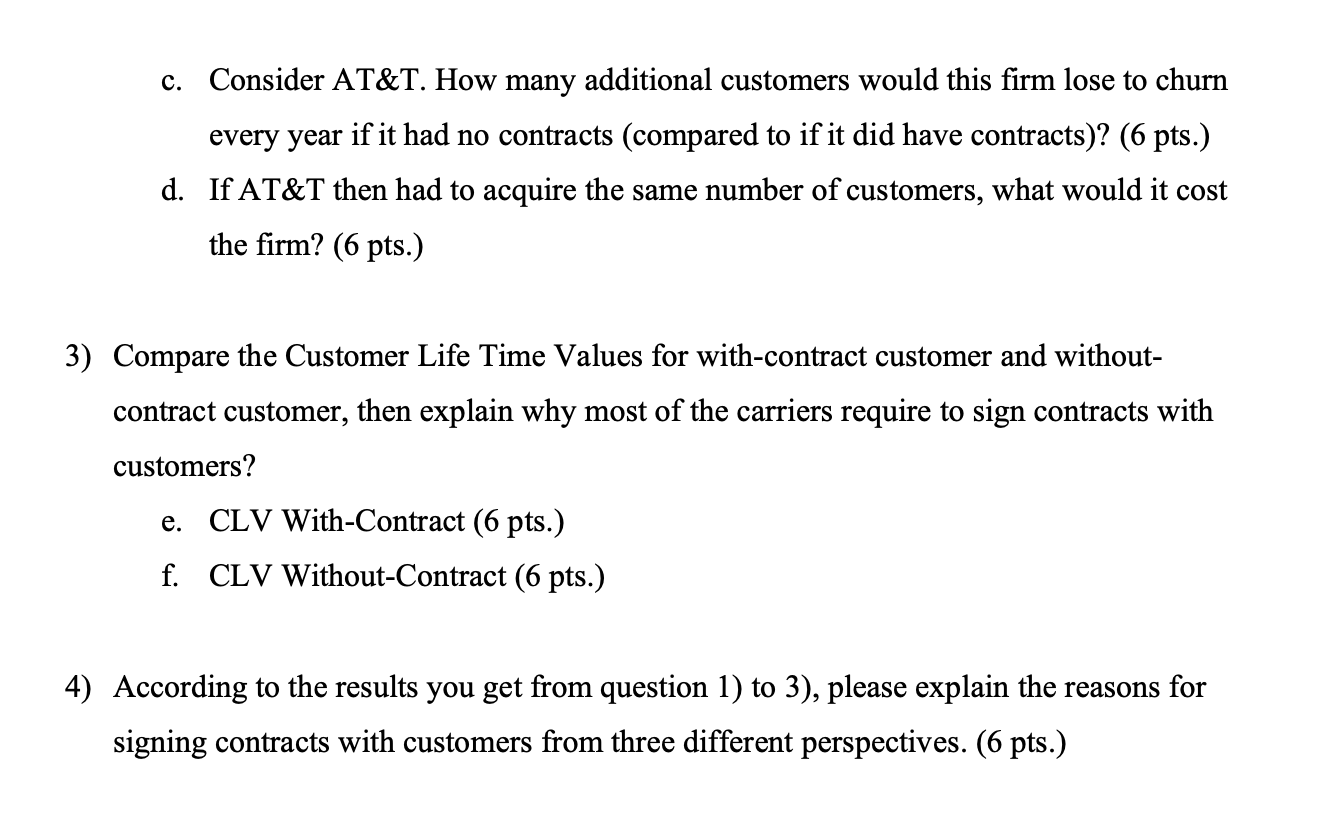 average how long did it take for the carriers to break even