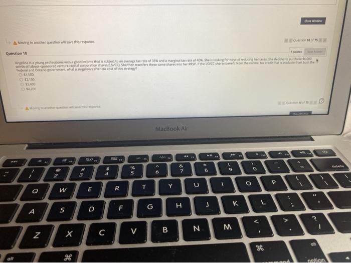 Question 10 pointe + Arguinak a your professional with a good income