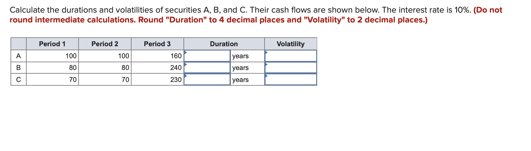 *Please use/show Excel formula so I can learn* Calculate the durations and