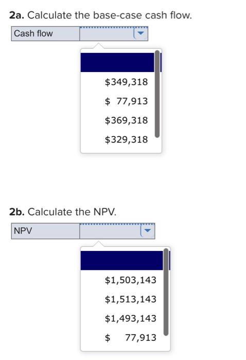 straight-line to zero over the life of the project. Sales are projected