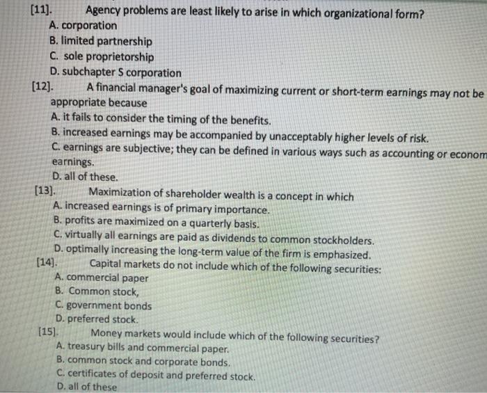 MULTIPLE CHOICES . just GIVE THE RIGHT ANSWER . NO NEED TO