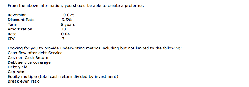 of the assignment as it was given. This assignment is to create