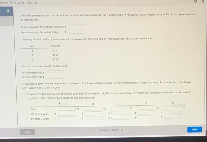 4 years. Round your answer to the nearest cent. 1464.1 b. What