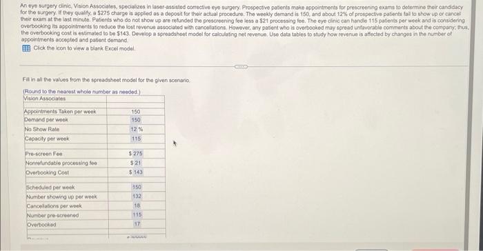  i need the appointments accepted the demand from 130-190 both the