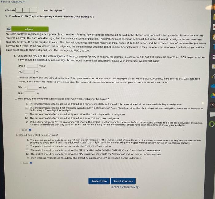 Back to Assignment Attempts Keep the Highest / 1 S. Problem