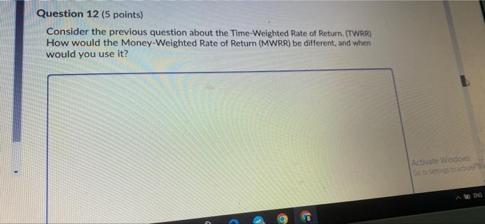 answer tive questions Questions 11 and 12 are worth 5% each and