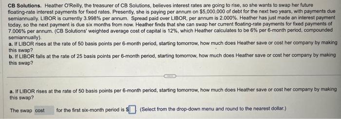 Please help me solve BOTH parts A,B. I will leave a thumbs