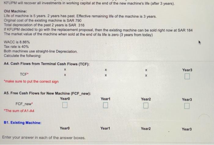 them has passed. Now KFUPM evaluating replacing this machine with the newer