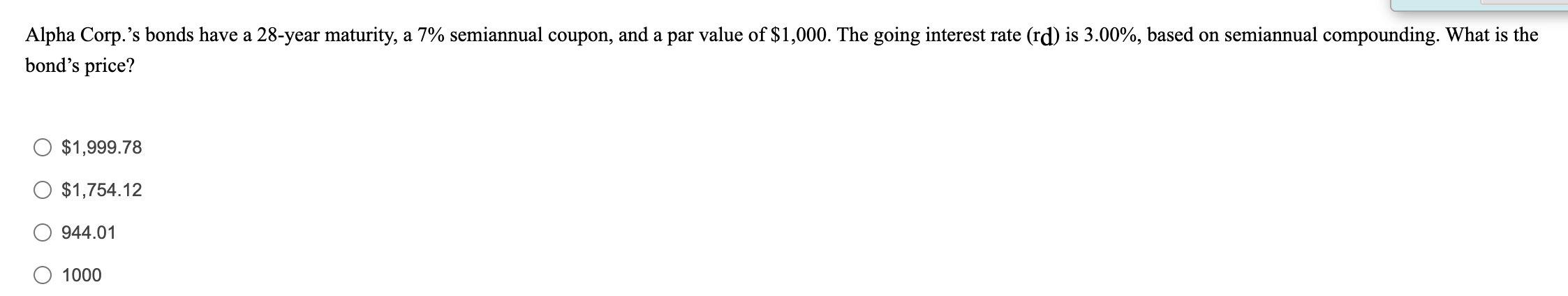 Which statement regarding bond yields is FALSE? If the yield to