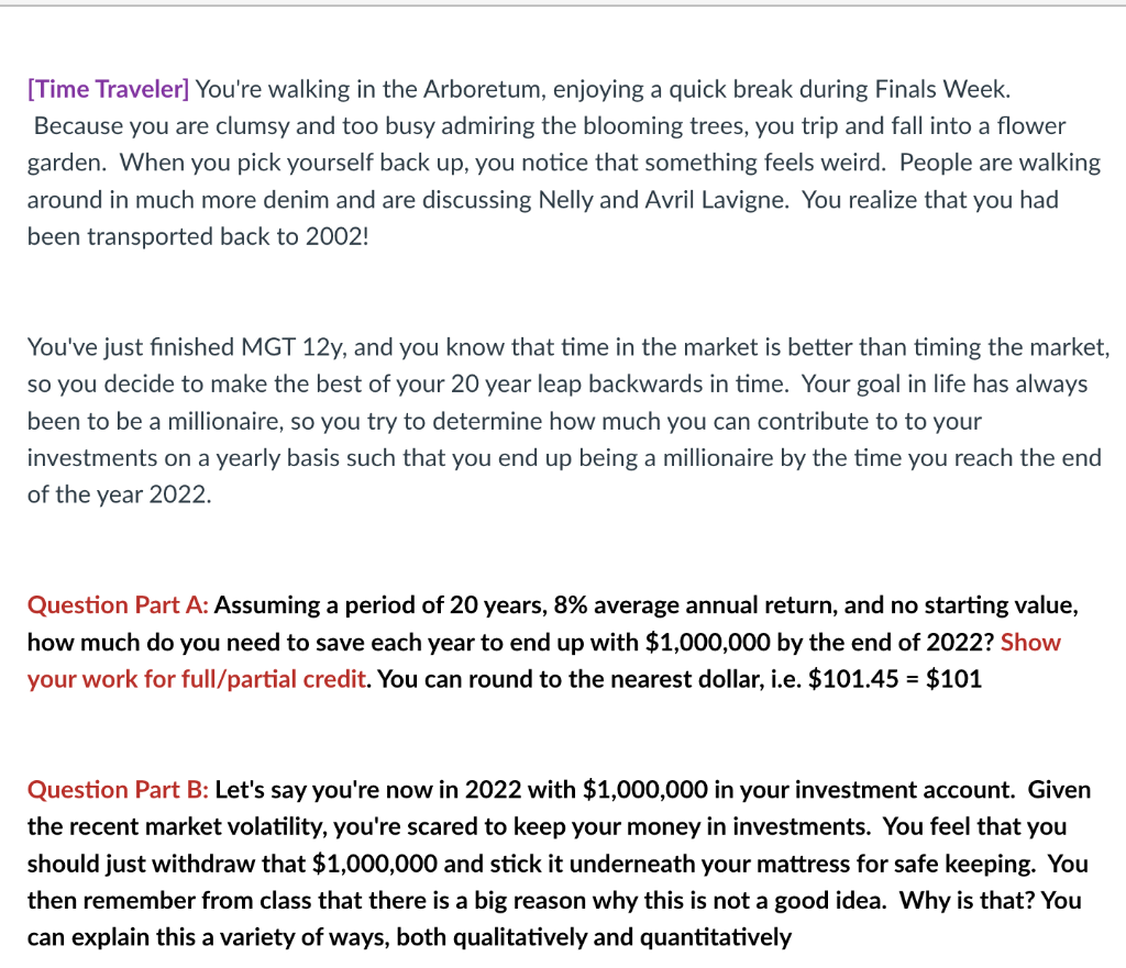 Please help me with this question, specifically part B and please