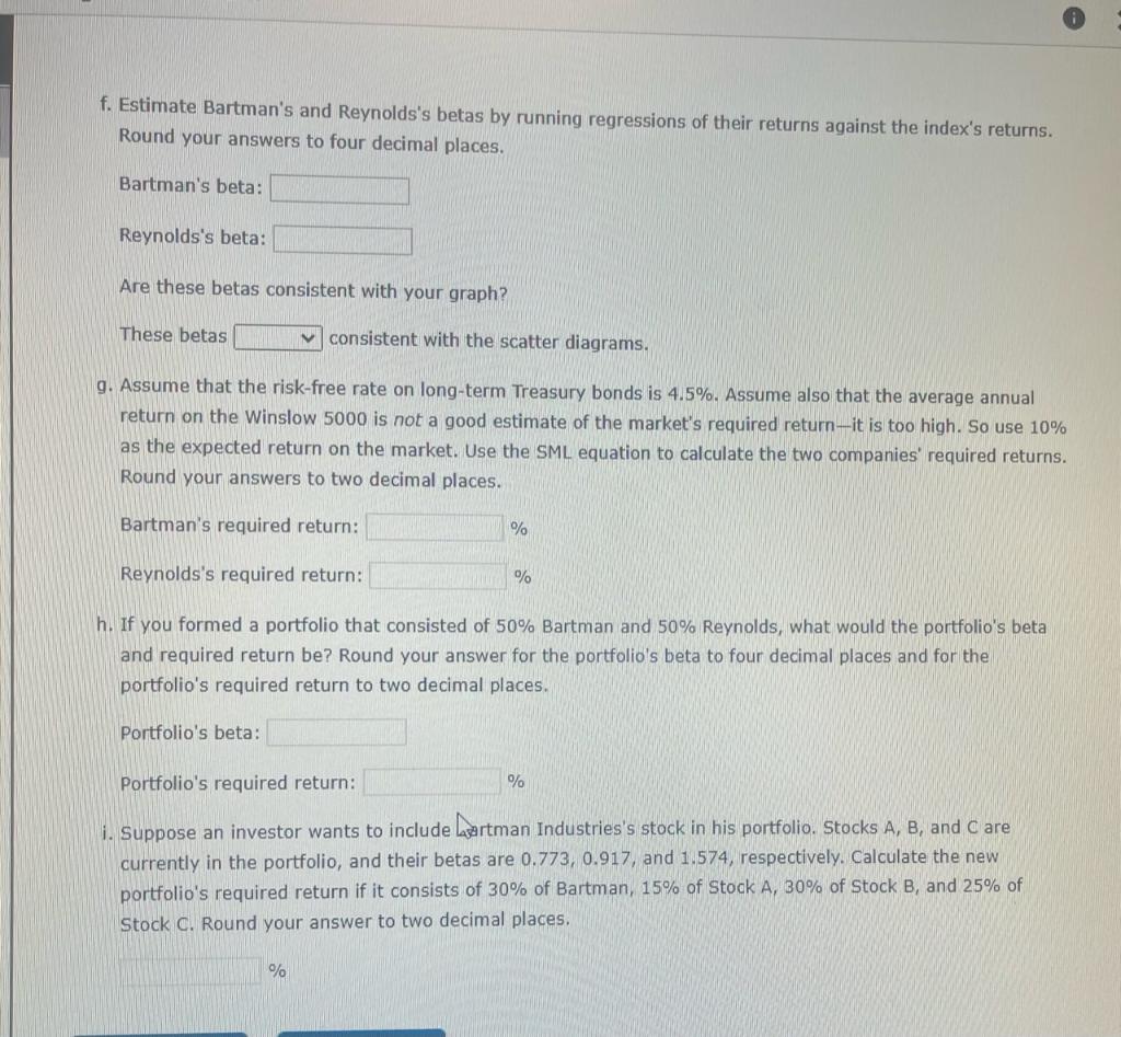 below. Do not round intermediate calculations. Use a minus sign to enter