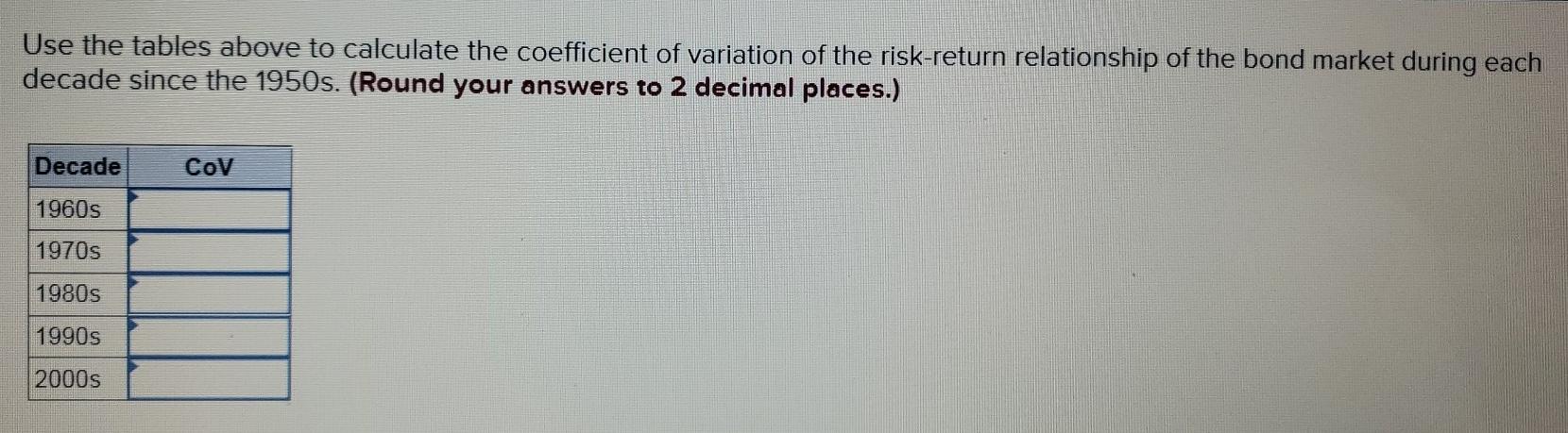 Average Average Average Average 1980 to 1989 13.5 1990 to 1999 9.5