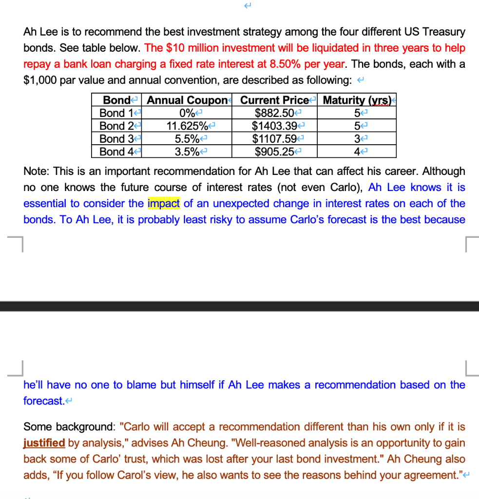 The loss when the Treasury bonds were sold did not make Ah