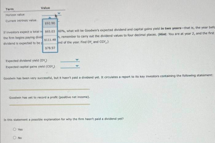 Whely to pay its first dividend three years from now. She expects