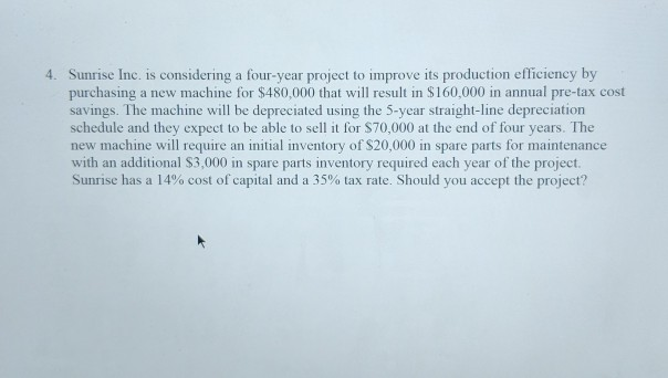  can you please solve this question using a schedule smiliar to