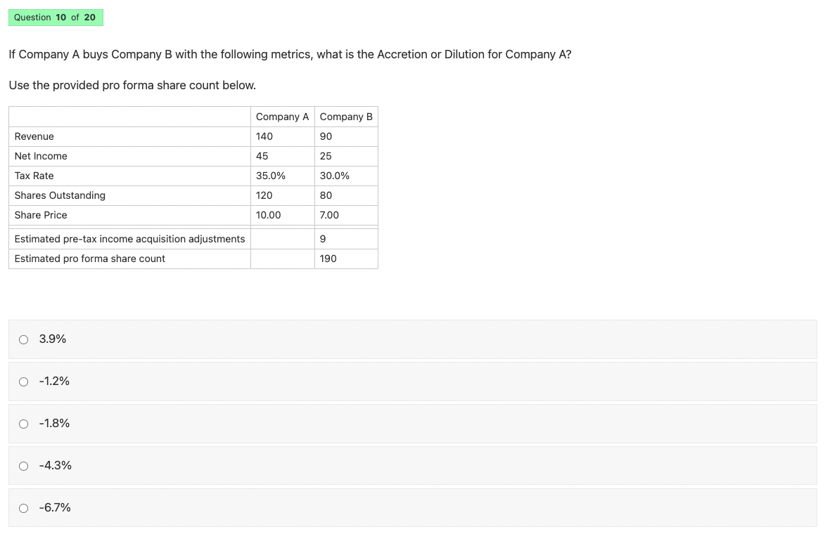 It is January 1, 2017 and Pegasus is contemplating the acquisition of