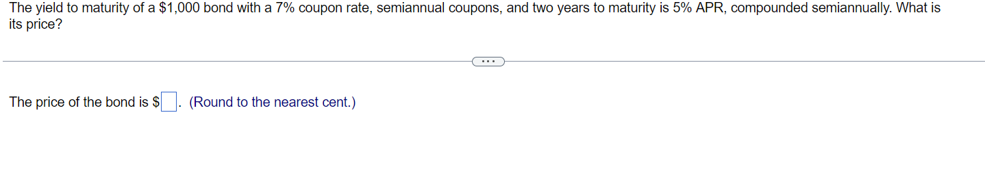 Q58 PLEASE ANSWER CORRECTLY AND PROMPTLY!! PLEASE SHOW ALL WORK!! The yield