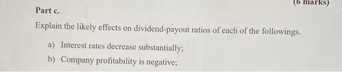(20 marks) Part a. The table below lists P/E Ratios for some