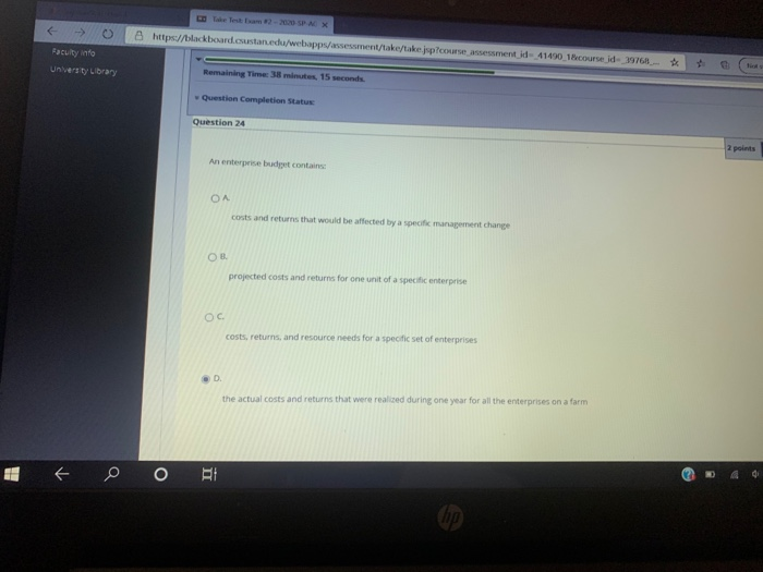 Moving to another question will save this response Question 21 Question 21