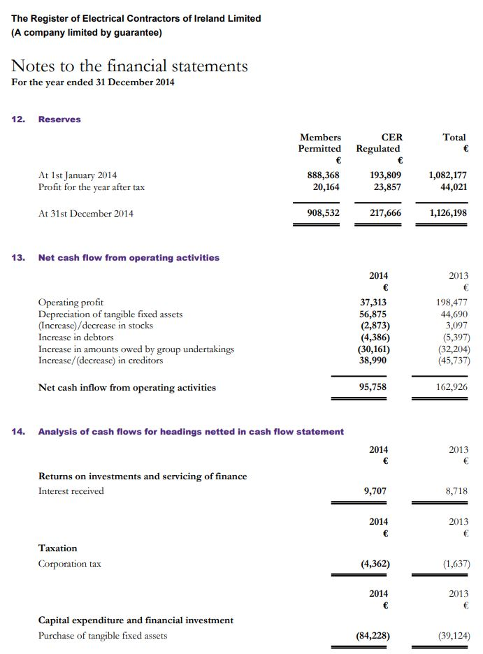 by guarantee) Income and expenditure account For the year ended 31 December