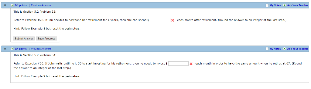 y Notes Ask Your This is Section 5.2 Prohlem 28 Jan s
