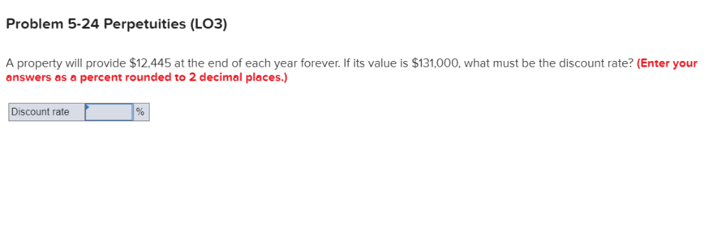 value of the following cash-flow stream if the interest rate is 6%?