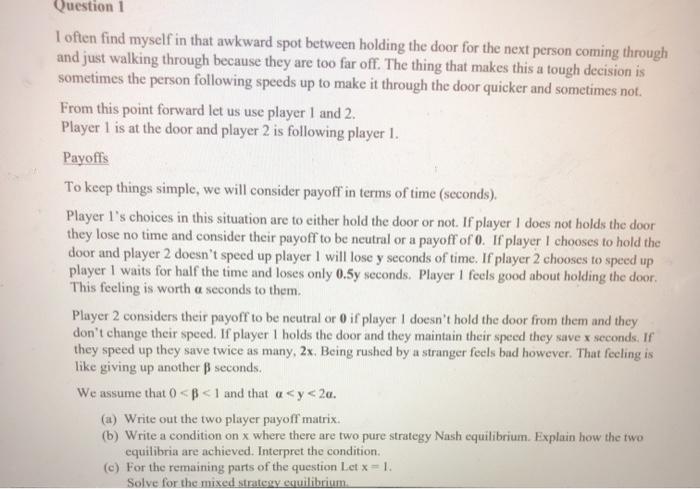 with the tools used in the first half of this class. In