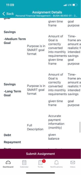 short-term, and long- term changes vou might need to make 11:08 |