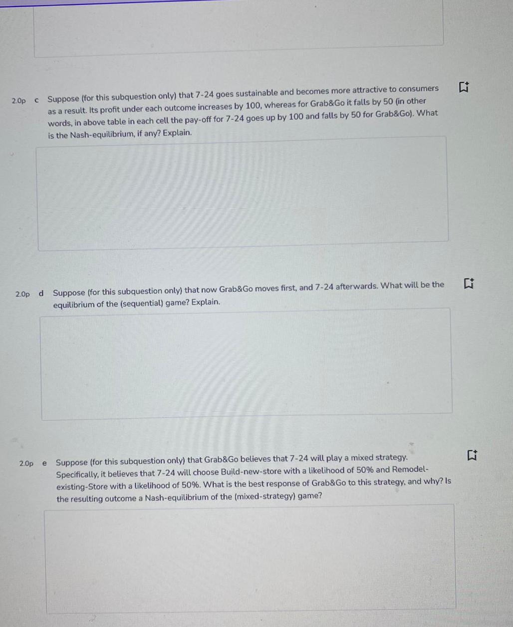 (2022) Two convenience stores, 7-24 and Grab&Go, are located near each other