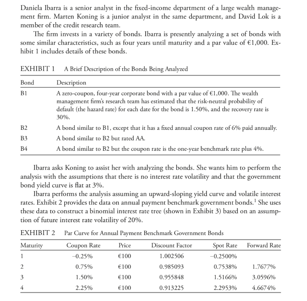 please answer q1 and q2 need to calculation process Daniela Ibarra