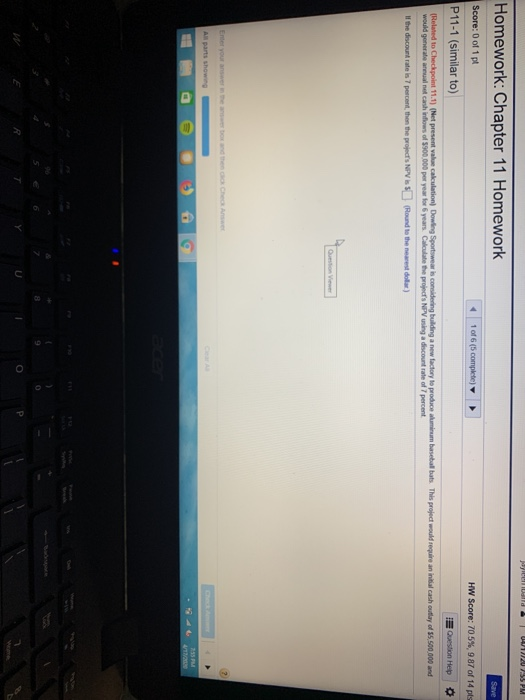  cena 412 7:55 PM Save Homework: Chapter 11 Homework Score: 0