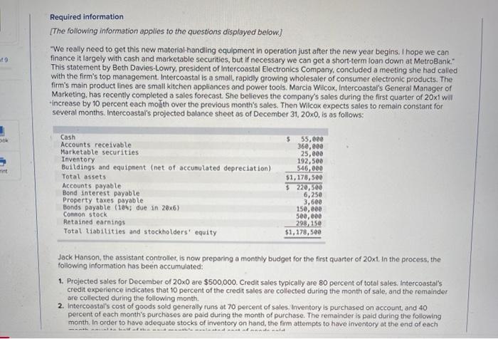 THIS IS ONE COMPLETE QUESTION!!! PLEASE ANSWER ALL!!! THANK YOU! 9 Required