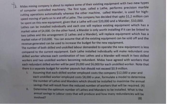 matter of urgency, to build a new road as an upgrade to