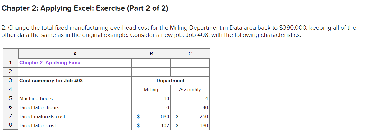 Step 1: Calculate the estimated total manufacturing overhead cost for each department.