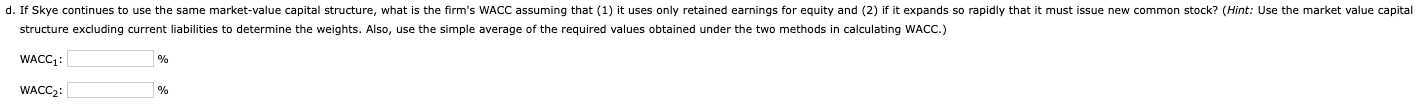 (in thousands of dollars): Download spreadsheet Calculating the WACC-d370f0.xlsx After-tax cost of