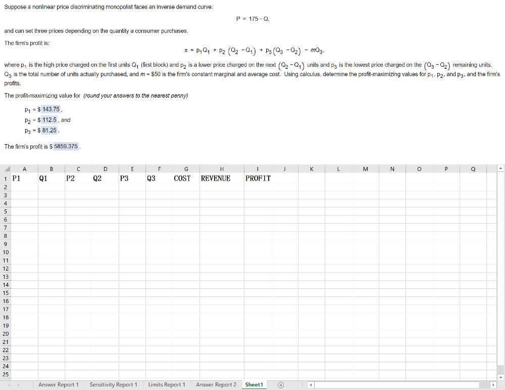 Please show how to use excel solver to get the answers. Please