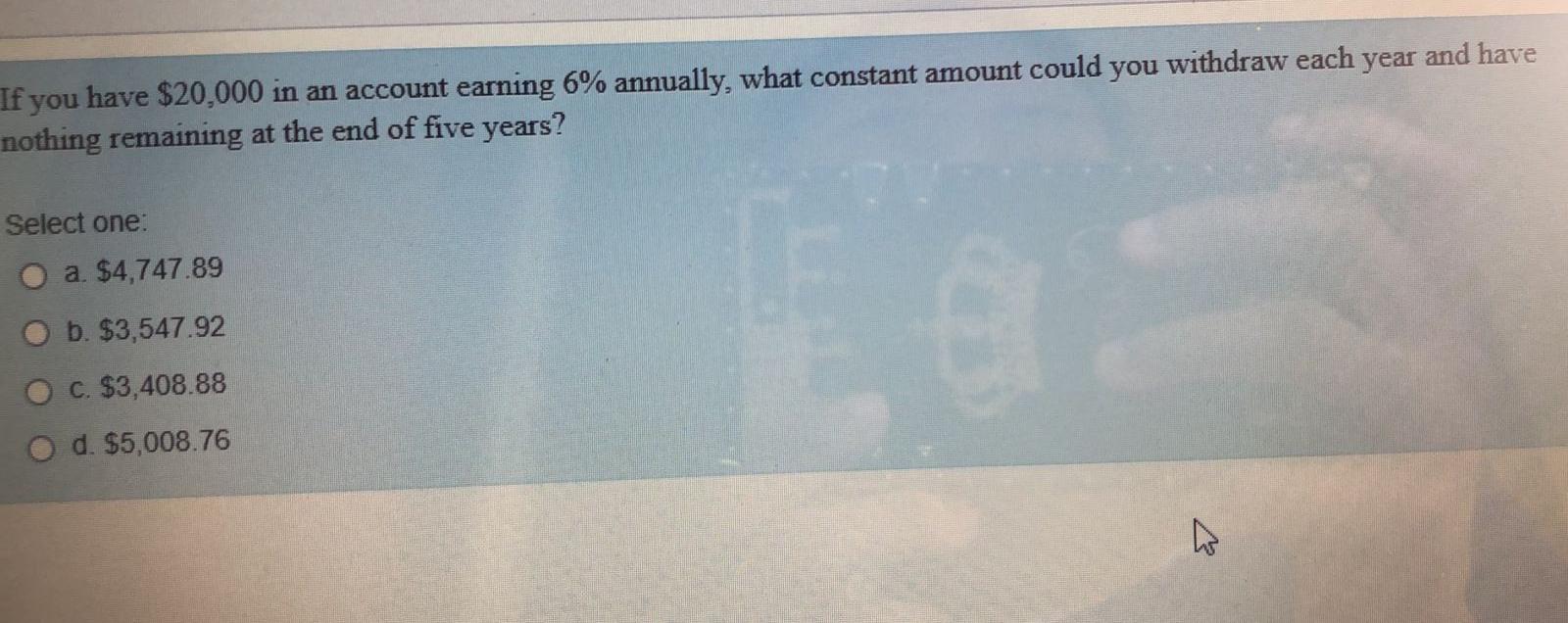 in portfolio X and portfolio Y. The future value of an investment
