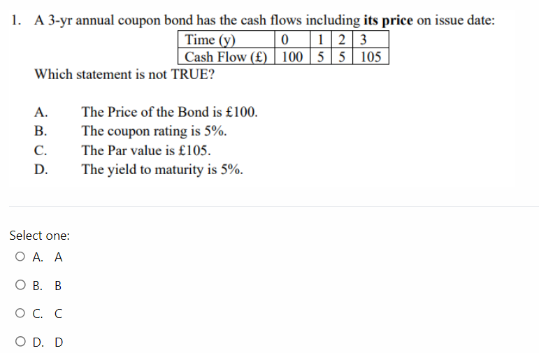 Please answer the following question. Option A is not correct. Thank you.